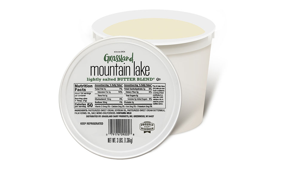 Grassland Mountain Lake Lightly Salted Butter Blend